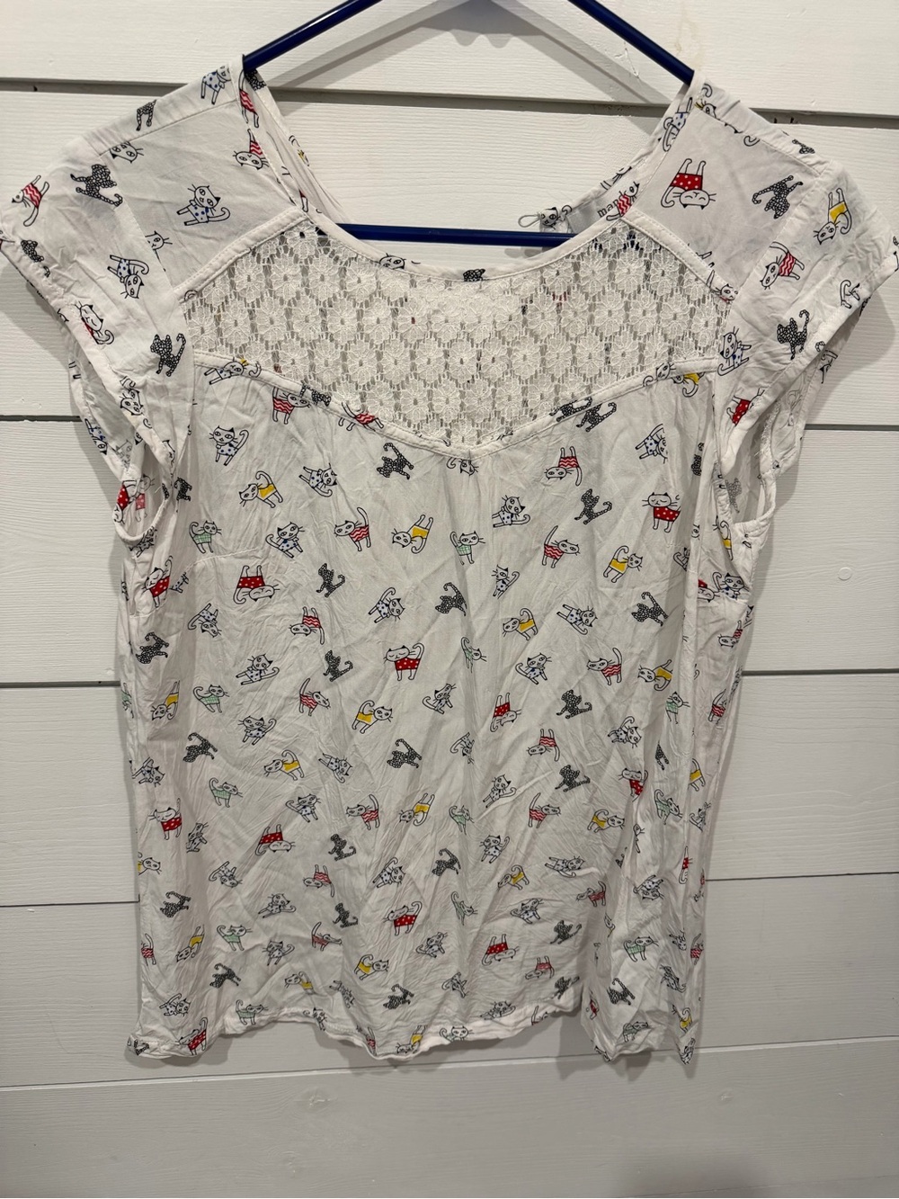 Crochet Cat Blouse